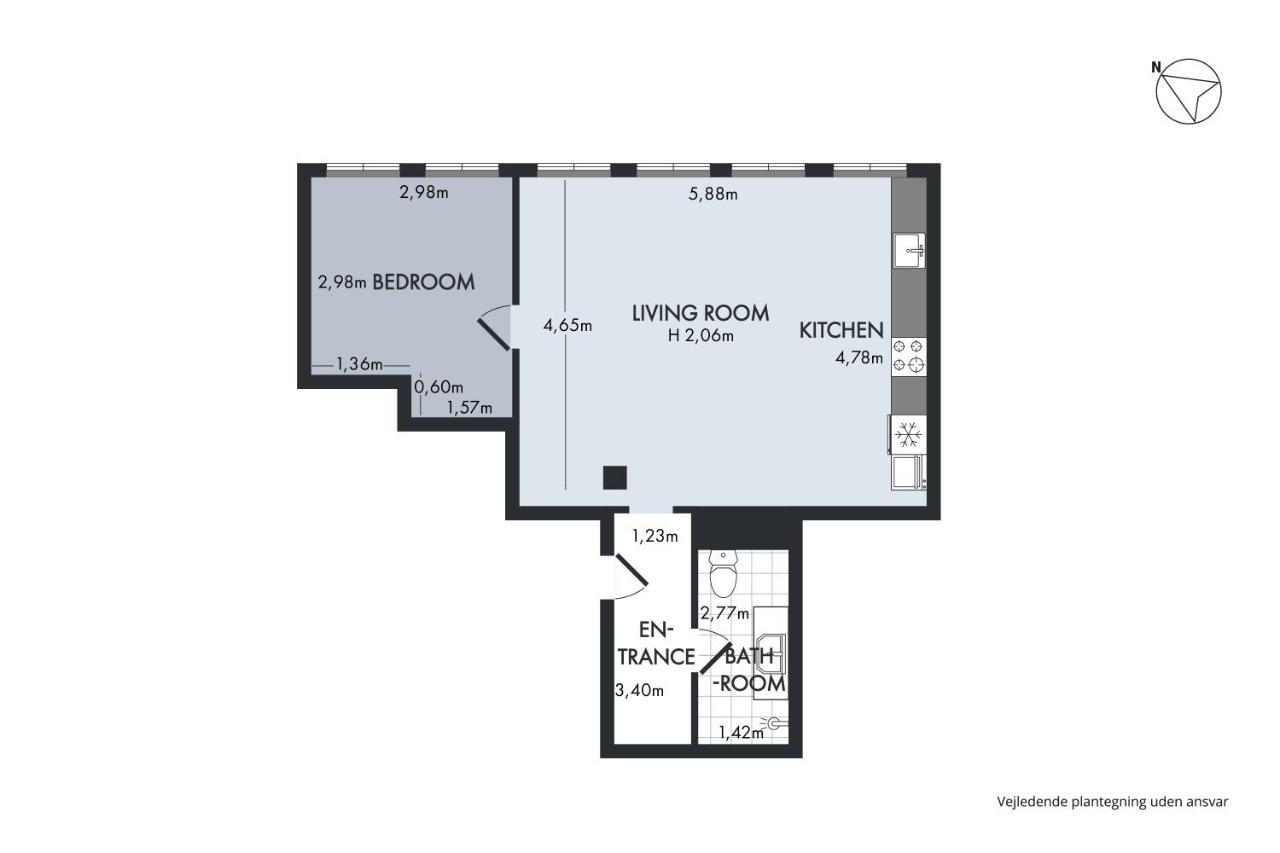 Sanders Regent - Endearing One-Bedroom Apartment Near Central Square Κοπεγχάγη Εξωτερικό φωτογραφία